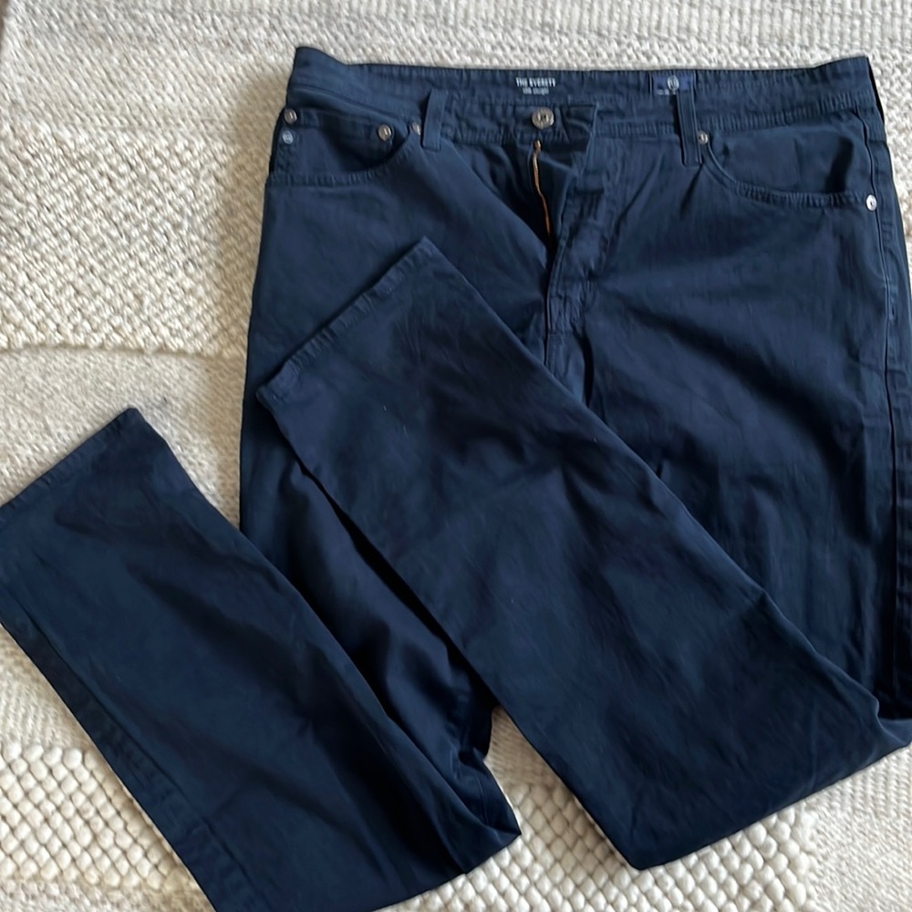 AG The Everett Slim Straight Mens 34 Dark Blue Navy Pant Jean